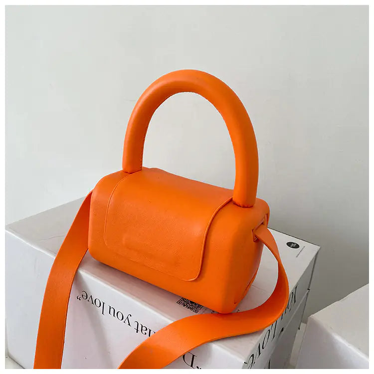 Simple Candy Color Jelly Hand Pillow Bag
