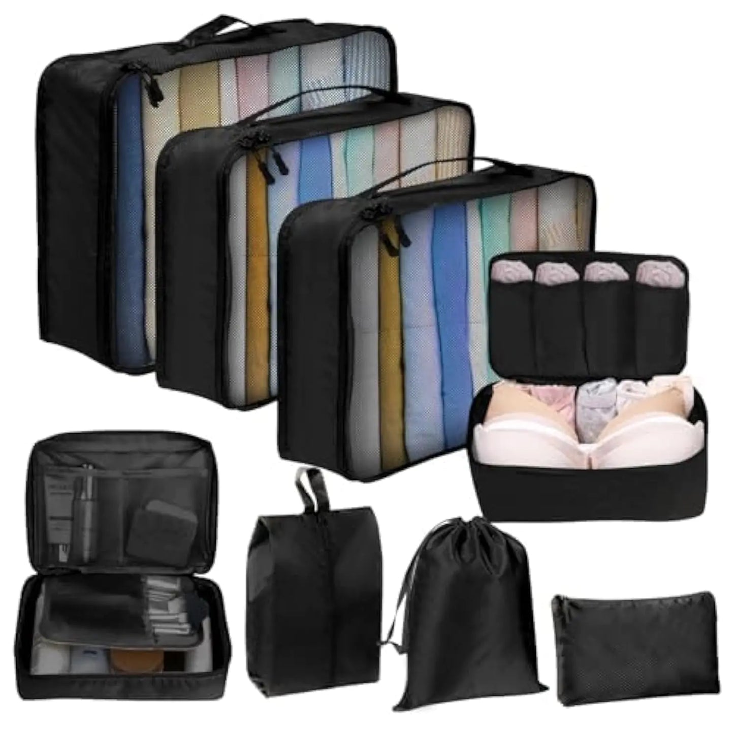 Packing Cubes Packing Cubes for travel Suitcase Organizer Travel Cubes for Packing Packing Cube Luggage Organizer Bags
