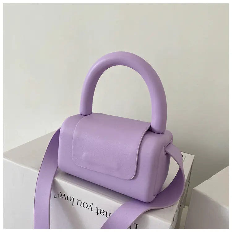 Simple Candy Color Jelly Hand Pillow Bag